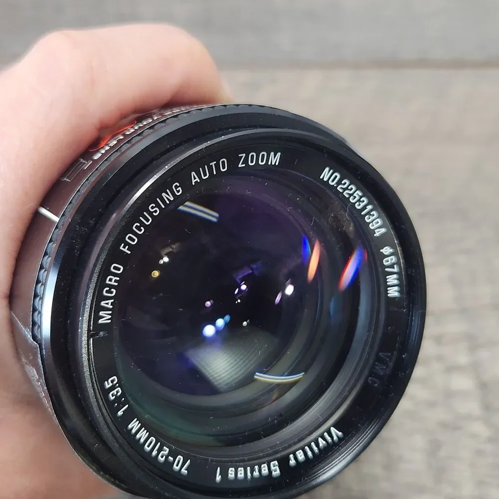 Vivitar Series 1  70-210mm f3.5 Lens for Nikon N/F w/ Box, Caps & Case 67mm